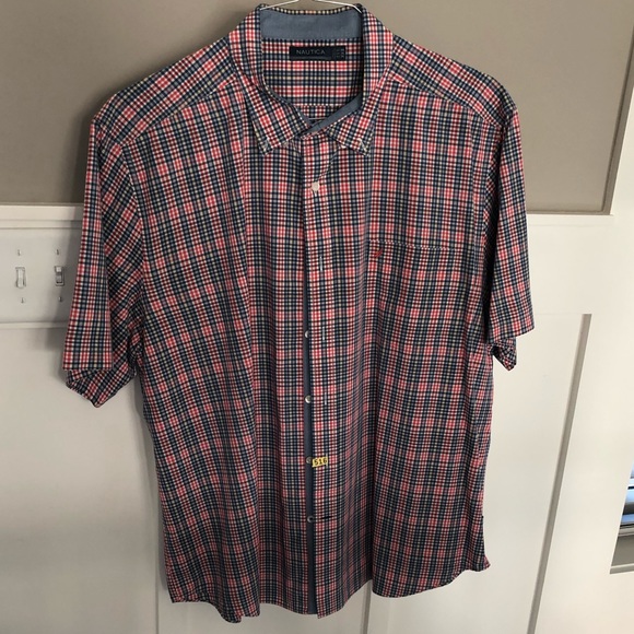 Nautica Other - Nautica Men’s Short Sleeve Button Down Dress Shirt